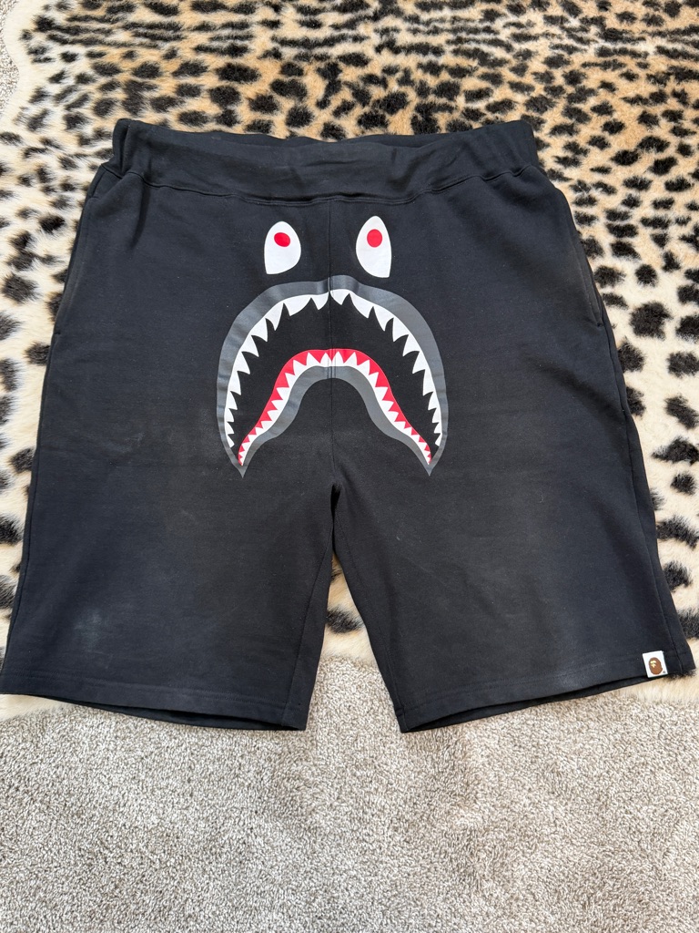 A Bathing Ape Shark Sweat Shorts Sz 3xl